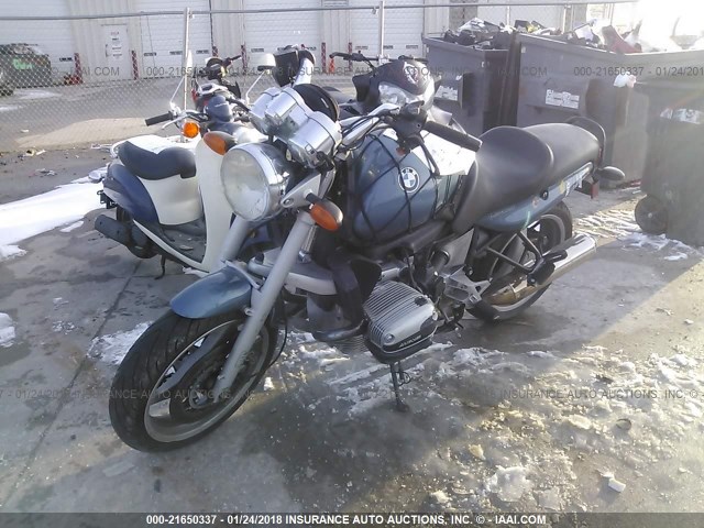 WB10407B5VZB80168 - 1997 BMW R1100 R BLUE photo 2