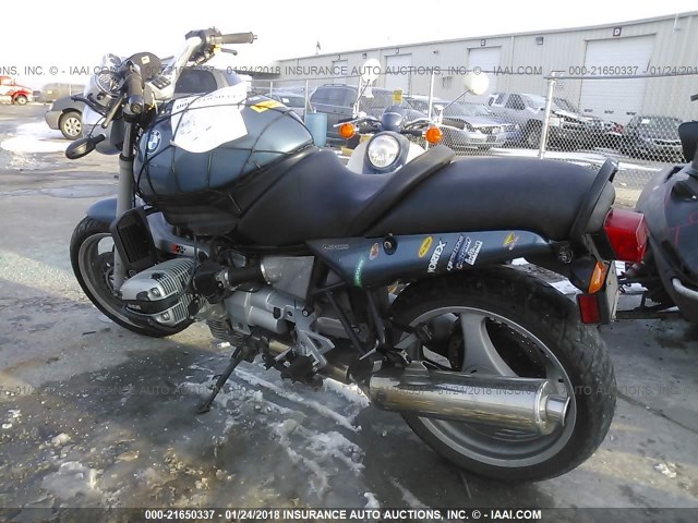 WB10407B5VZB80168 - 1997 BMW R1100 R BLUE photo 3