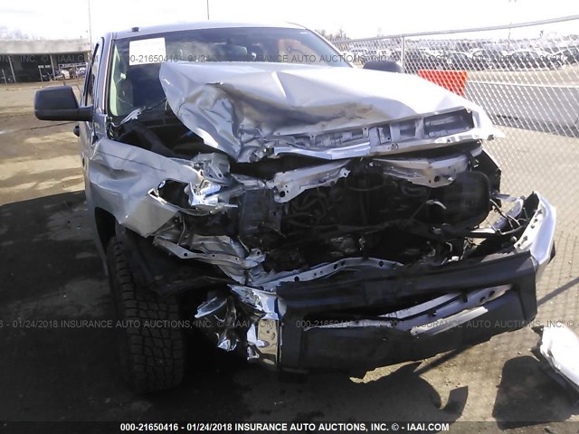 5TFUY5F13EX341396 - 2014 TOYOTA TUNDRA DOUBLE CAB SR/SR5 SILVER photo 6