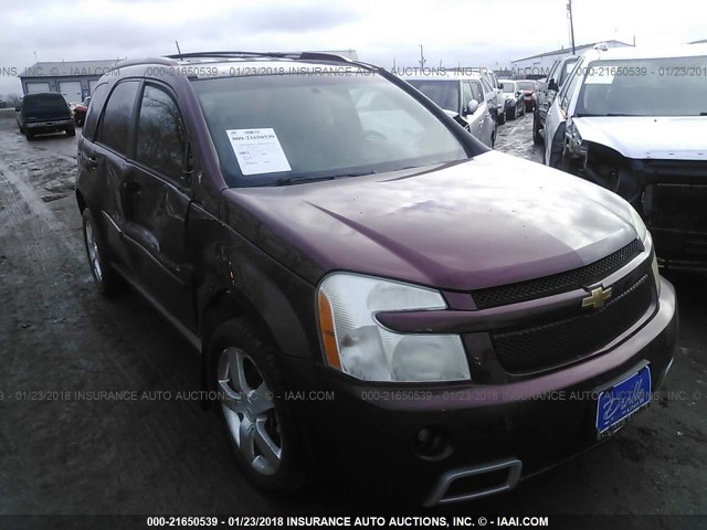 2CNDL937386338691 - 2008 CHEVROLET EQUINOX SPORT MAROON photo 6