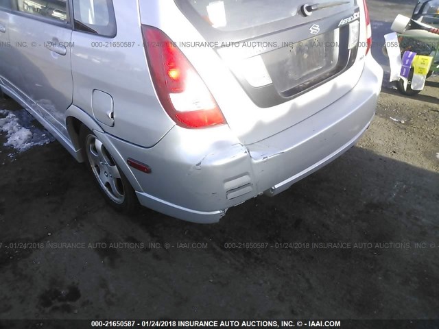 JS2RD61H845250474 - 2004 SUZUKI AERIO SX SILVER photo 6