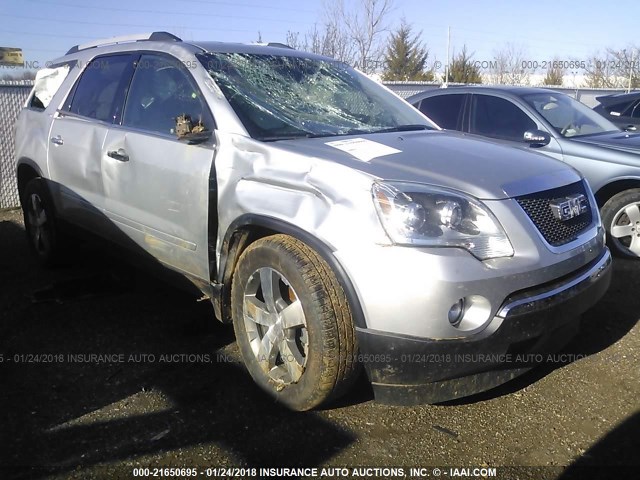 1GKKRSEDXCJ318345 - 2012 GMC ACADIA SLT-2 SILVER photo 1