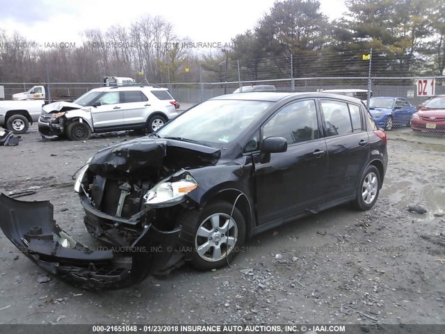 3N1BC13E99L373988 - 2009 NISSAN VERSA S/SL BLACK photo 2