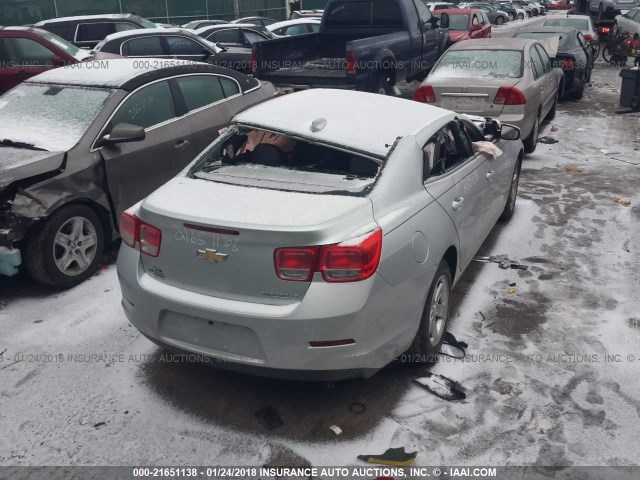 1G11C5SA5GF106099 - 2016 CHEVROLET MALIBU LIMITED LT SILVER photo 4