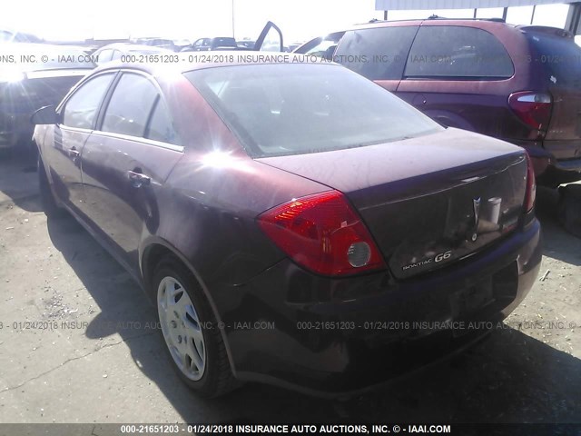 1G2ZG57BX84231827 - 2008 PONTIAC G6 SE MAROON photo 3