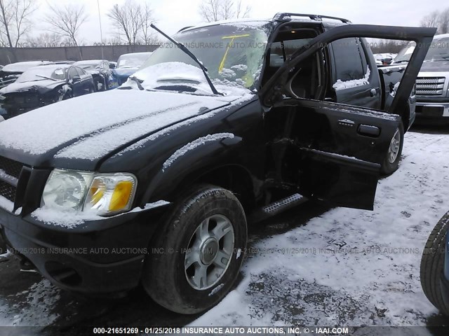 1FMZU77K54UA62502 - 2004 FORD EXPLORER SPORT TR  BLACK photo 6