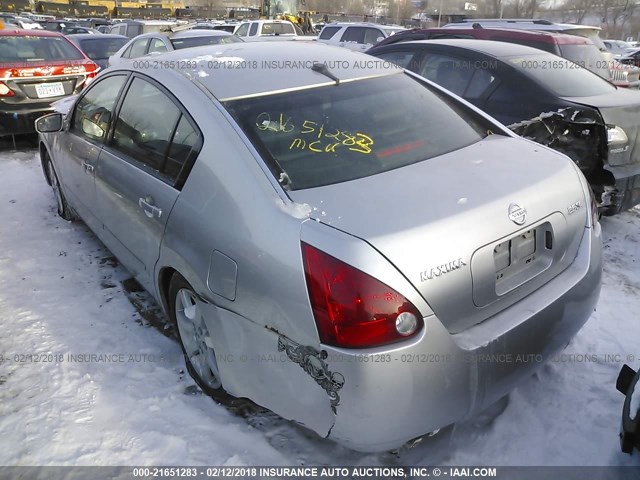 1N4BA41E15C813110 - 2005 NISSAN MAXIMA SE/SL GRAY photo 3