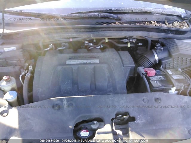 5FNRL38717B403370 - 2007 HONDA ODYSSEY EXL Մոխրագույն լուսանկար 10