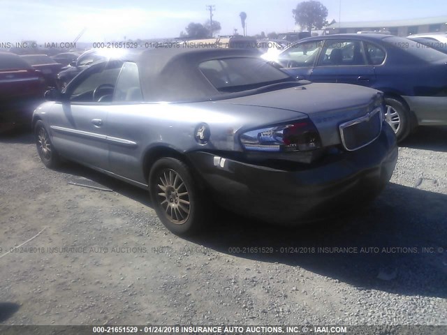 1C3EL55R26N283700 - 2006 CHRYSLER SEBRING TOURING GRAY photo 3