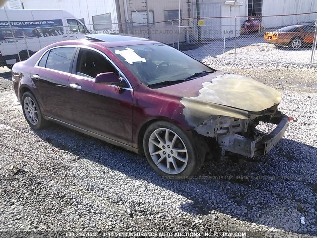 1G1ZK57799F193169 - 2009 CHEVROLET MALIBU LTZ ბურგუნდია ფოტო 1