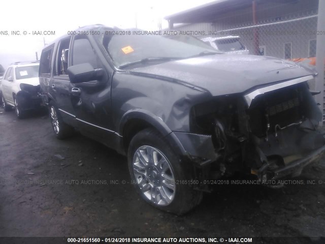 1FMJK2A58EEF00451 - 2014 FORD EXPEDITION EL LIMITED GRAY photo 1