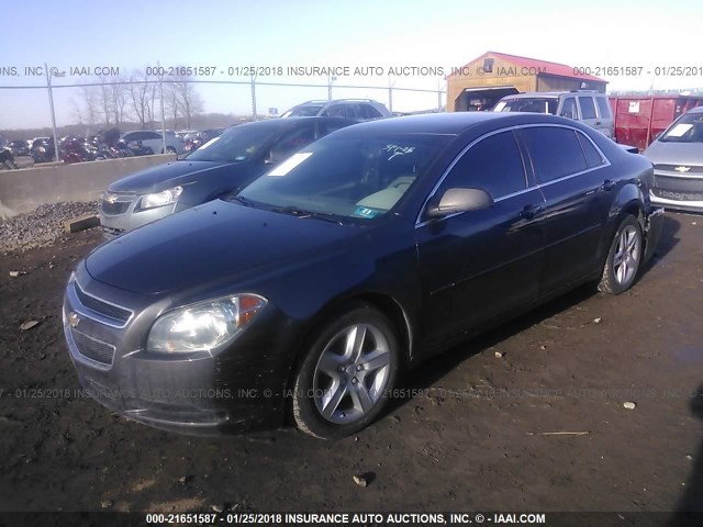 1G1ZB5E10BF230789 - 2011 CHEVROLET MALIBU LS GRAY photo 2