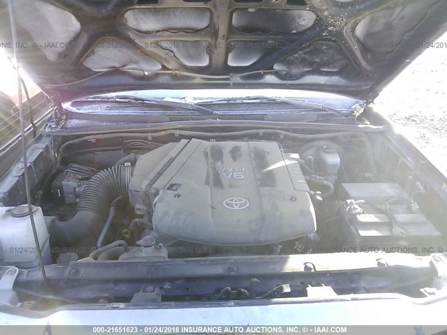 3TMLU42N98M015686 - 2008 TOYOTA TACOMA DOUBLE CAB ლურჯი ფოტო 10