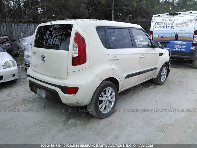 KNDJT2A67D7756870 - 2013 KIA SOUL +/!/SPORT CREAM photo 4