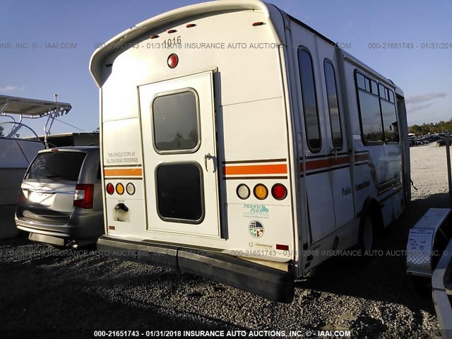 1GB9G5AGXA1122599 - 2010 CHAMPION BUS (CHEV 4500)  WHITE photo 4