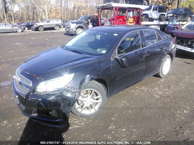 1G11C5SA4DF162563 - 2013 CHEVROLET MALIBU 1LT 黑色 照片 2