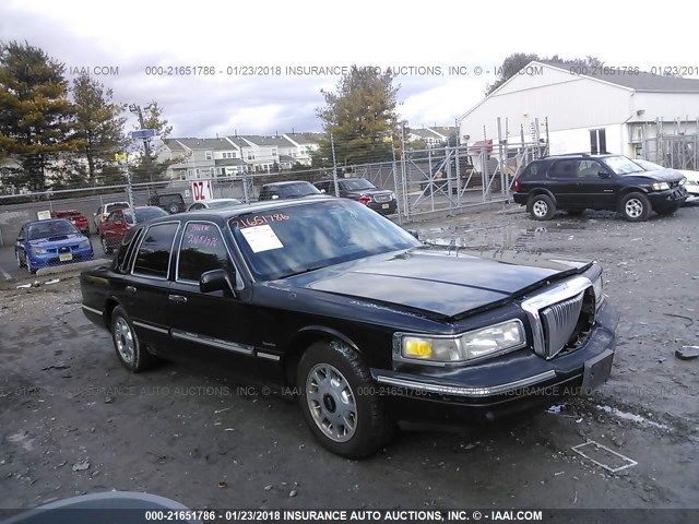 1LNLM82W3VY689571 - 1997 LINCOLN TOWN CAR SIGNATURE/TOURING BLACK photo 1