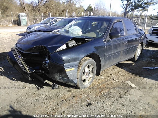1G1NE52J32M669457 - 2002 CHEVROLET MALIBU LS 黑色 照片 2