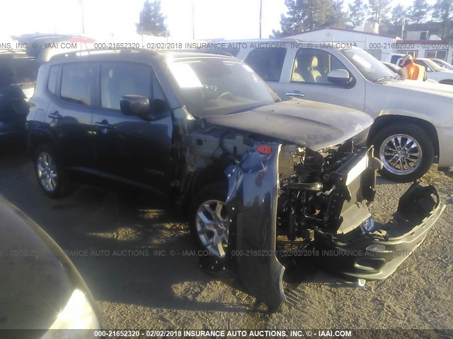 ZACCJBBB5HPE55839 - 2017 JEEP RENEGADE LATITUDE GRAY photo 1