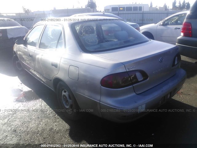 1NXBR12EXWZ106790 - 1998 TOYOTA COROLLA VE/CE/LE TAN photo 3