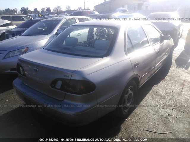 1NXBR12EXWZ106790 - 1998 TOYOTA COROLLA VE/CE/LE TAN photo 4