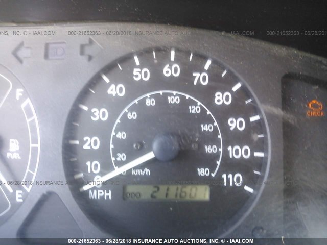 1NXBR12EXWZ106790 - 1998 TOYOTA COROLLA VE/CE/LE TAN photo 7