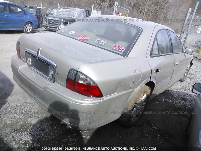1LNHM87A75Y670475 - 2005 LINCOLN LS 金色 照片 4