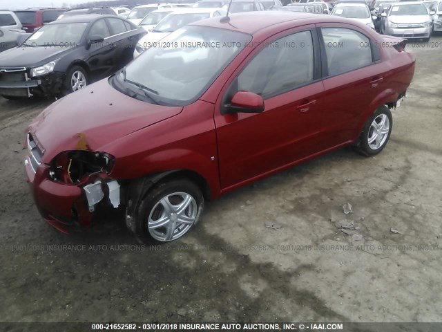 KL1TD56E39B629696 - 2009 CHEVROLET AVEO LS/LT 红色 照片 6