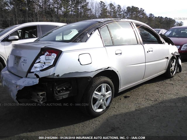 1G8AJ55FX6Z136680 - 2006 SATURN ION LEVEL 2 SILVER photo 4