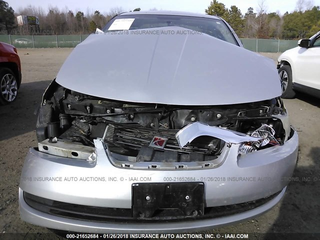 1G8AJ55FX6Z136680 - 2006 SATURN ION LEVEL 2 Gümüş foto 6