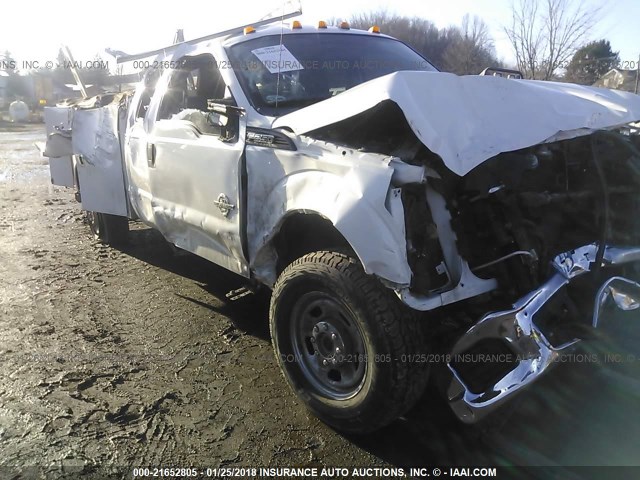 1FD8X3FTXEEB29600 - 2014 FORD F350 SUPER DUTY WHITE photo 1