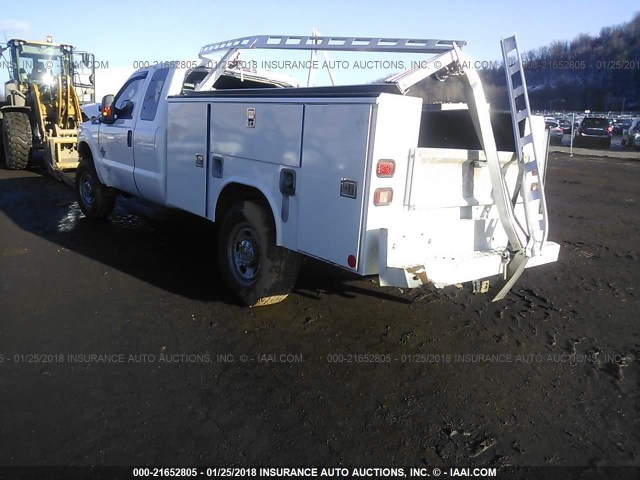 1FD8X3FTXEEB29600 - 2014 FORD F350 SUPER DUTY WHITE photo 3