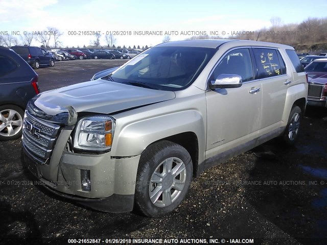 2GKALMEK4D6246533 - 2013 GMC TERRAIN SLE GOLD photo 2