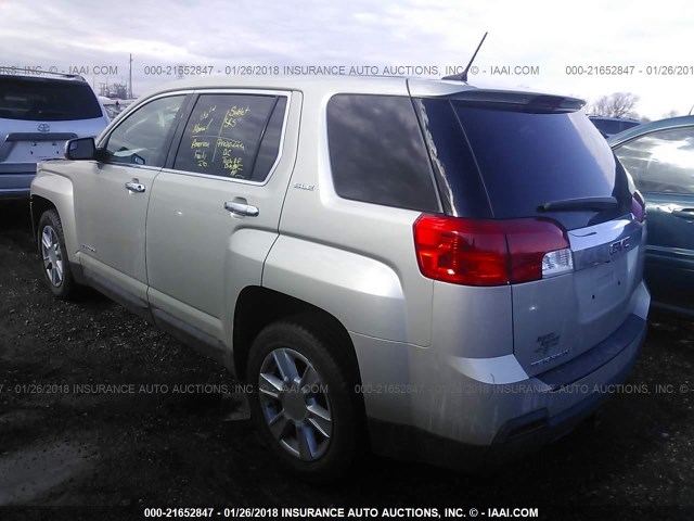 2GKALMEK4D6246533 - 2013 GMC TERRAIN SLE GOLD photo 3