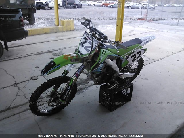 JKAKXMTC87A012638 - 2007 KAWASAKI KX250 F GREEN photo 2