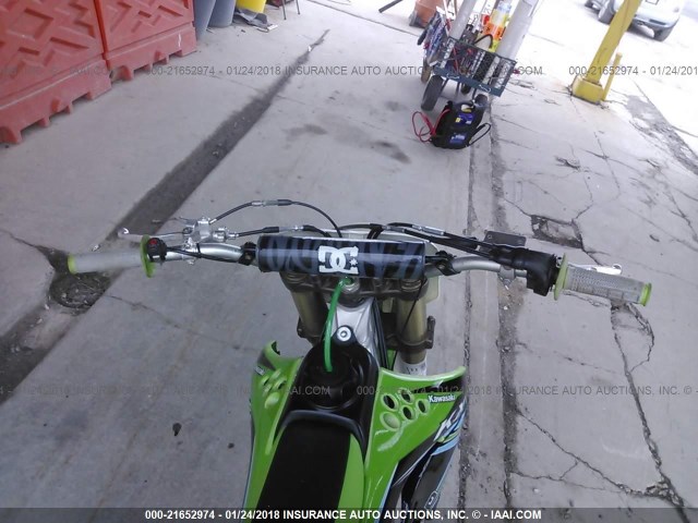 JKAKXMTC87A012638 - 2007 KAWASAKI KX250 F GREEN photo 7