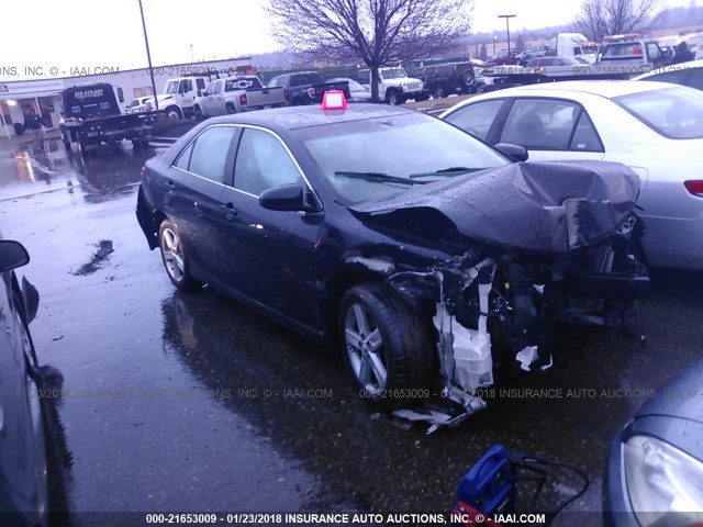 4T1BF1FK2DU671539 - 2013 TOYOTA CAMRY L/SE/LE/XLE BLUE photo 1