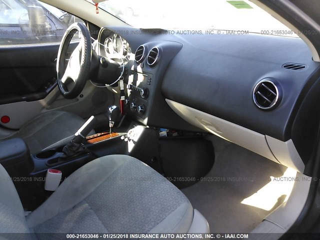 1G2ZF58B474158373 - 2007 PONTIAC G6 VALUE LEADER/BASE BLACK photo 5