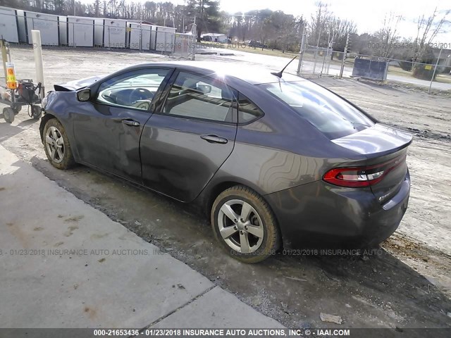 1C3CDFBB9GD577300 - 2016 DODGE DART SXT GRAY photo 3