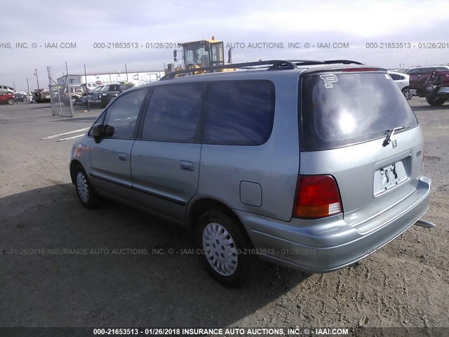 JHMRA1845TC008453 - 1996 HONDA ODYSSEY LX Light Blue photo 3