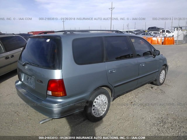 JHMRA1845TC008453 - 1996 HONDA ODYSSEY LX Light Blue photo 4