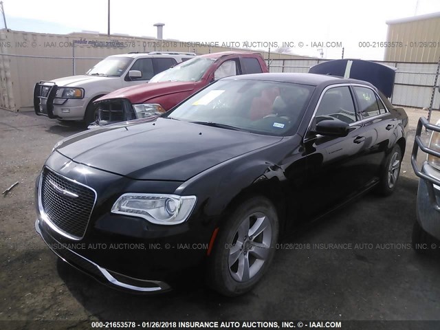 2C3CCAAG1FH749601 - 2015 CHRYSLER 300 LIMITED BLACK photo 2