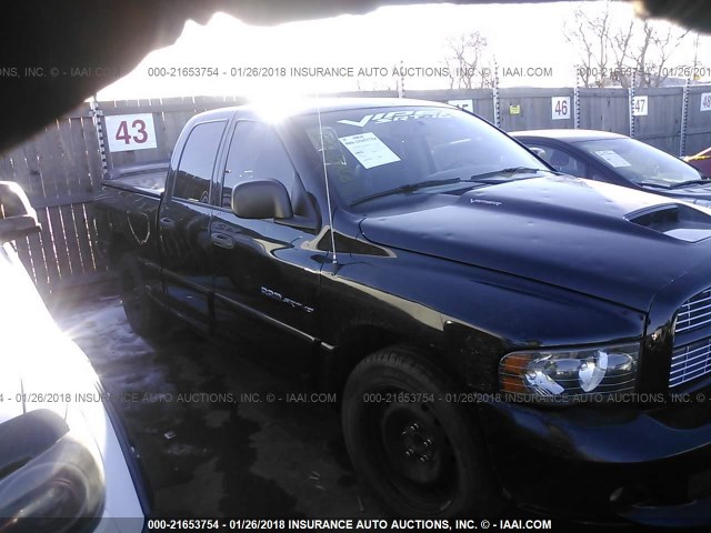 3D3HA18H35G863904 - 2005 DODGE RAM SRT10 BLACK photo 1