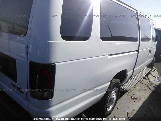 1FBSS3BL8EDA40052 - 2014 FORD ECONOLINE E350 SUPER DUTY WAGON WHITE photo 4