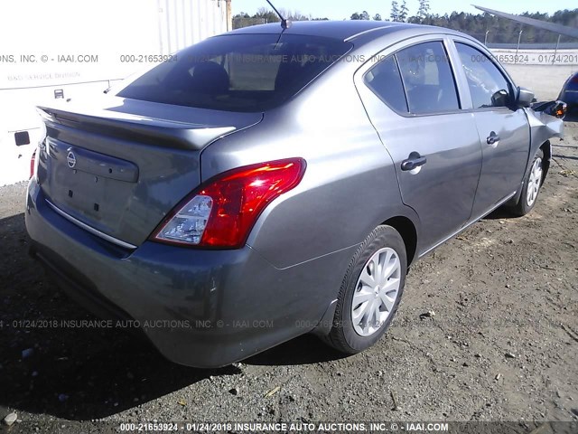 3N1CN7AP6HL880691 - 2017 NISSAN VERSA S/S PLUS/SV/SL GRAY photo 4