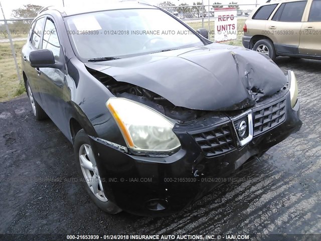 JN8AS58T39W320244 - 2009 NISSAN ROGUE S/SL BLACK photo 6