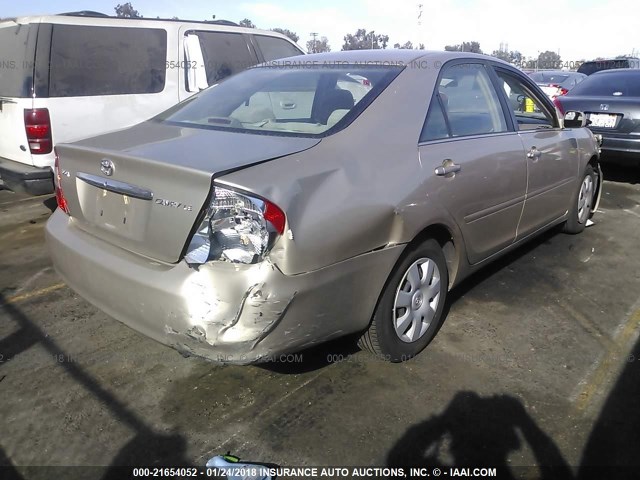 4T1BE32K44U902929 - 2004 TOYOTA CAMRY LE/XLE/SE 金色 照片 4