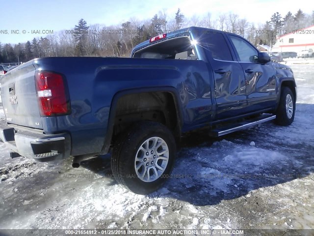 1GTV2MEC7HZ236047 - 2017 GMC SIERRA K1500 SLE BLUE photo 4