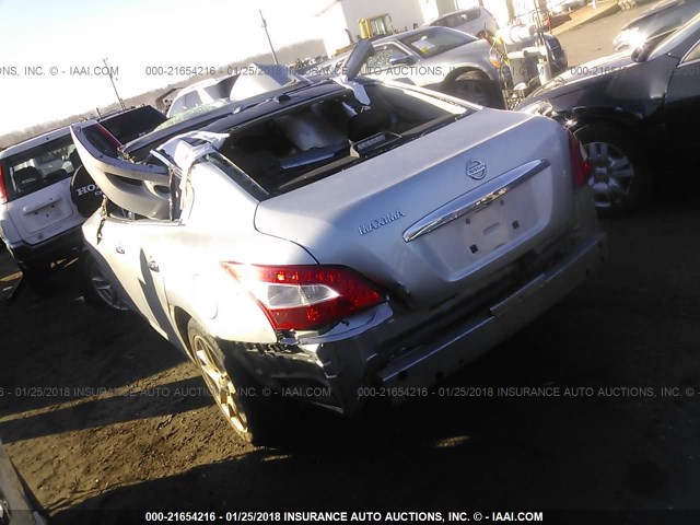 1N4AA51E99C843799 - 2009 NISSAN MAXIMA S/SV SILVER photo 3