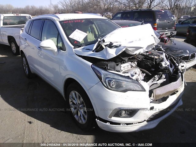 LRBFXBSA5HD127563 - 2017 BUICK ENVISION ESSENCE WHITE photo 1